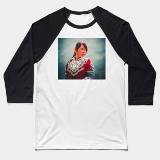 Hmong girl at Bac Ha Vietnam Baseball T-Shirt